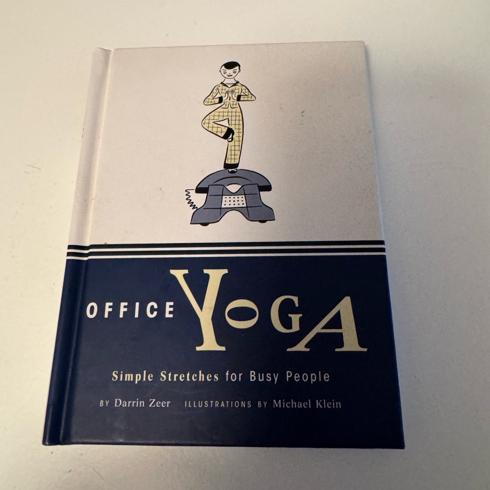 Office yoga book by Darrin Zeer
